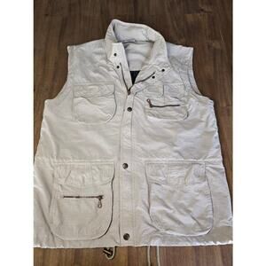 Enrico Gorlani Zip Up Utility Vest Fishing/ Photography  Size 42/50 With Hoodie